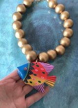 Load image into Gallery viewer, Wooden Tropical Fish Necklace
