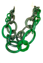 Load image into Gallery viewer, Green Acrylic Chain Necklace

