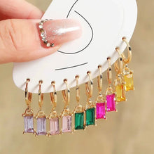 Load image into Gallery viewer, Set of 5 Pairs Mini Drop Jewel Earrings
