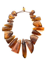 Load image into Gallery viewer, Amber Acrylic Abstract Necklace
