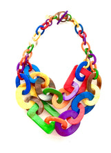 Load image into Gallery viewer, Double Resin Link Necklace
