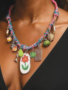 Boho Charm Rope Necklace