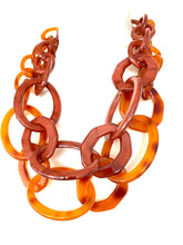 Load image into Gallery viewer, Amber Acrylic Chain Necklace
