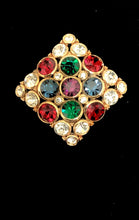 Load image into Gallery viewer, Multi Jewelled Vintage Brooch
