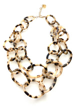 Load image into Gallery viewer, Leopard Print Acrylic Chain Necklace
