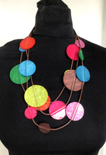 Load image into Gallery viewer, Bright Acrylic Disc Necklace
