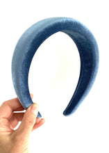 Load image into Gallery viewer, Blue Velvet Padded Headband
