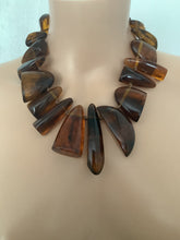 Load image into Gallery viewer, Amber Acrylic Abstract Necklace
