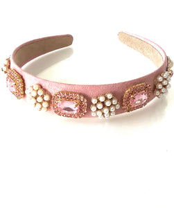 Pastel Pink and Pearl Headband