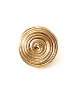 Load image into Gallery viewer, Gold Wire Spiral Ring
