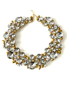 Crystal Collar Statement Necklace