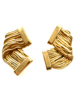 Load image into Gallery viewer, Clip On Gold Vintage Earrings
