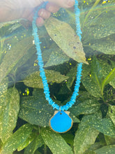 Load image into Gallery viewer, Turquoise Shell Necklace
