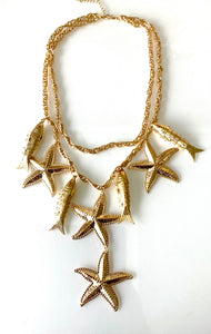 Jewelled Starfish Necklace