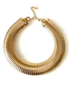 Gold Omega Style Necklace
