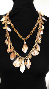 Shell Layered Chain Necklace