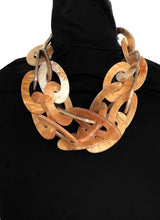 Load image into Gallery viewer, Chunky Beige Acrylic Chain Necklace
