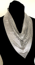 Load image into Gallery viewer, Silver Chainmail Neckerchief Necklace
