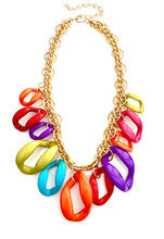 Load image into Gallery viewer, Big Chunky Acrylic Chain Necklace
