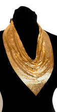 Load image into Gallery viewer, Gold Chainmail Neckerchief Necklace
