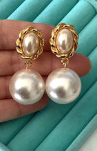 Load image into Gallery viewer, Clip On Pearl Bead Drop Earrings
