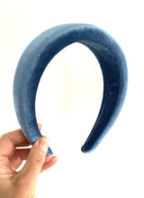 Load image into Gallery viewer, Blue Velvet Padded Headband
