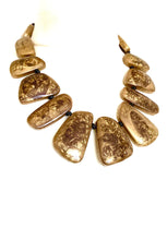 Load image into Gallery viewer, Brown Marbled Stone Necklace
