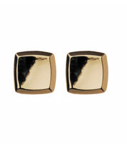 Load image into Gallery viewer, Gold Square Stud Earrings
