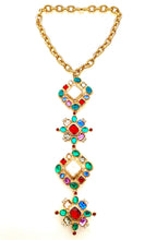 Load image into Gallery viewer, Jewelled Pendant Statement Necklace
