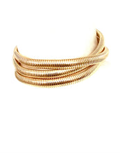 Load image into Gallery viewer, Gold Omega Choker Necklace
