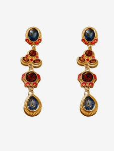 Jewelled Baroque Drop Earrings