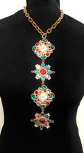 Load image into Gallery viewer, Jewelled Pendant Statement Necklace
