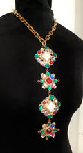 Load image into Gallery viewer, Jewelled Pendant Statement Necklace

