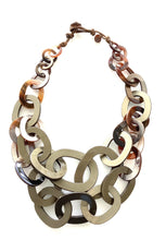 Load image into Gallery viewer, Khaki Double Chain Link Necklace

