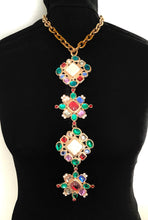 Load image into Gallery viewer, Jewelled Pendant Statement Necklace
