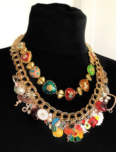 Layered Charm Necklace