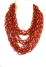 Load image into Gallery viewer, Rust Layered Bead Necklace
