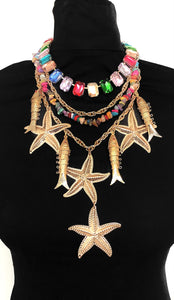 Jewelled Starfish Necklace