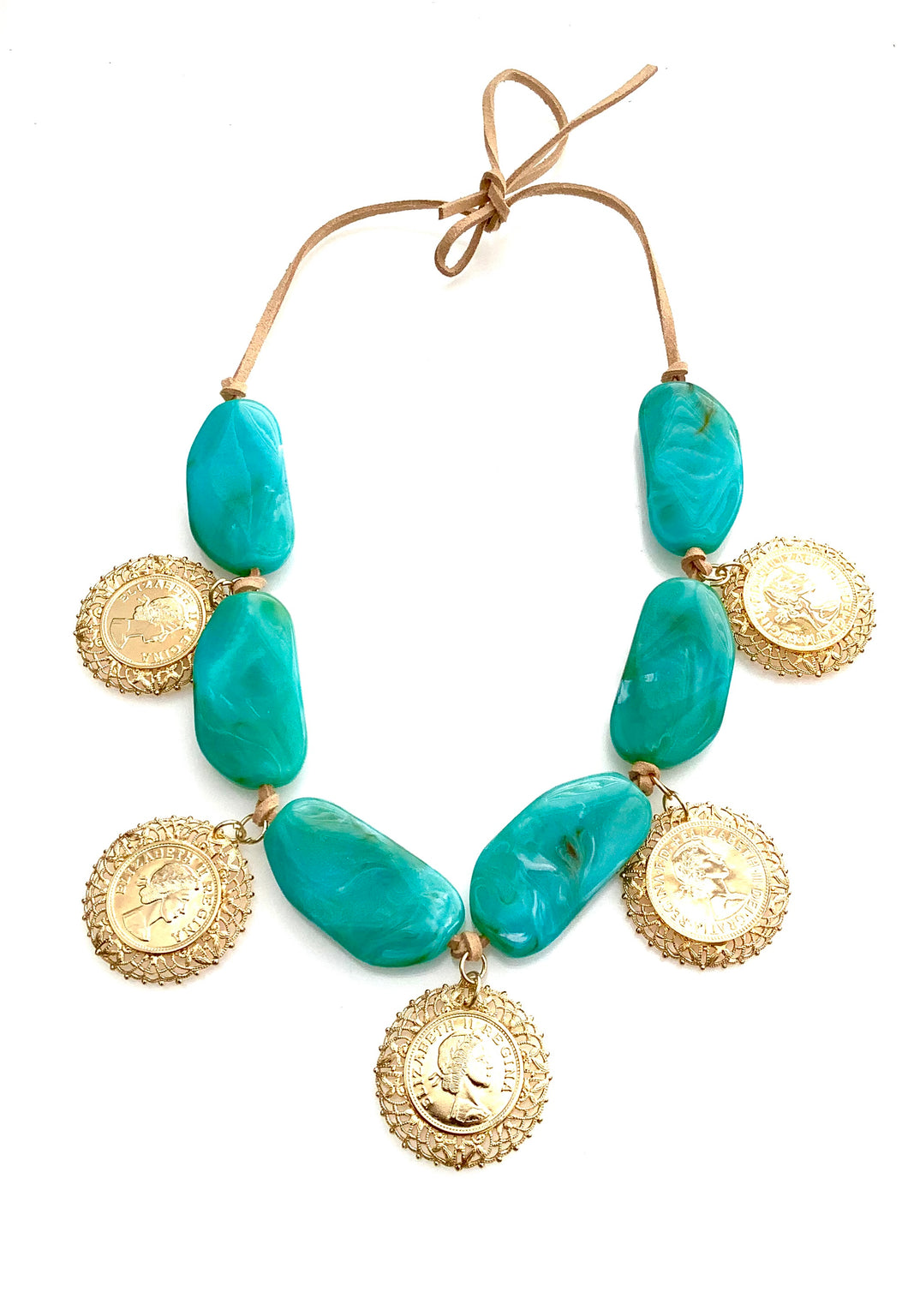 Boho Vintage Coin Necklace