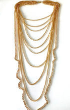 Load image into Gallery viewer, Jewelled Chain Statement Necklace
