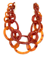 Load image into Gallery viewer, Amber Acrylic Chain Necklace
