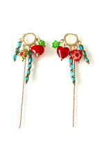 Load image into Gallery viewer, Boho Charm Hoop Earrings
