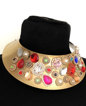 Load image into Gallery viewer, Jewelled Torque Choker Necklace
