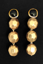 Load image into Gallery viewer, Gold Brass Bead Earrings
