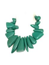 Load image into Gallery viewer, Green Acrylic Abstract Necklace
