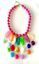 Load image into Gallery viewer, Rainbow Bead Acrylic Necklace
