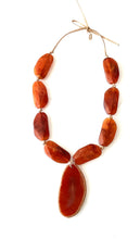 Load image into Gallery viewer, Rust Agate Pendant Necklace
