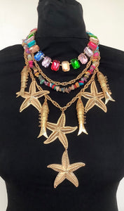 Jewelled Starfish Necklace