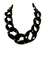 Load image into Gallery viewer, Chunky Black Chain Necklace
