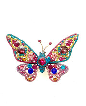 Load image into Gallery viewer, Bejewelled Butterfly Brooch

